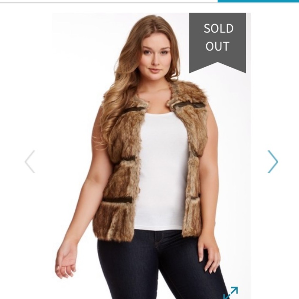 Members Only Faux Fur Vest